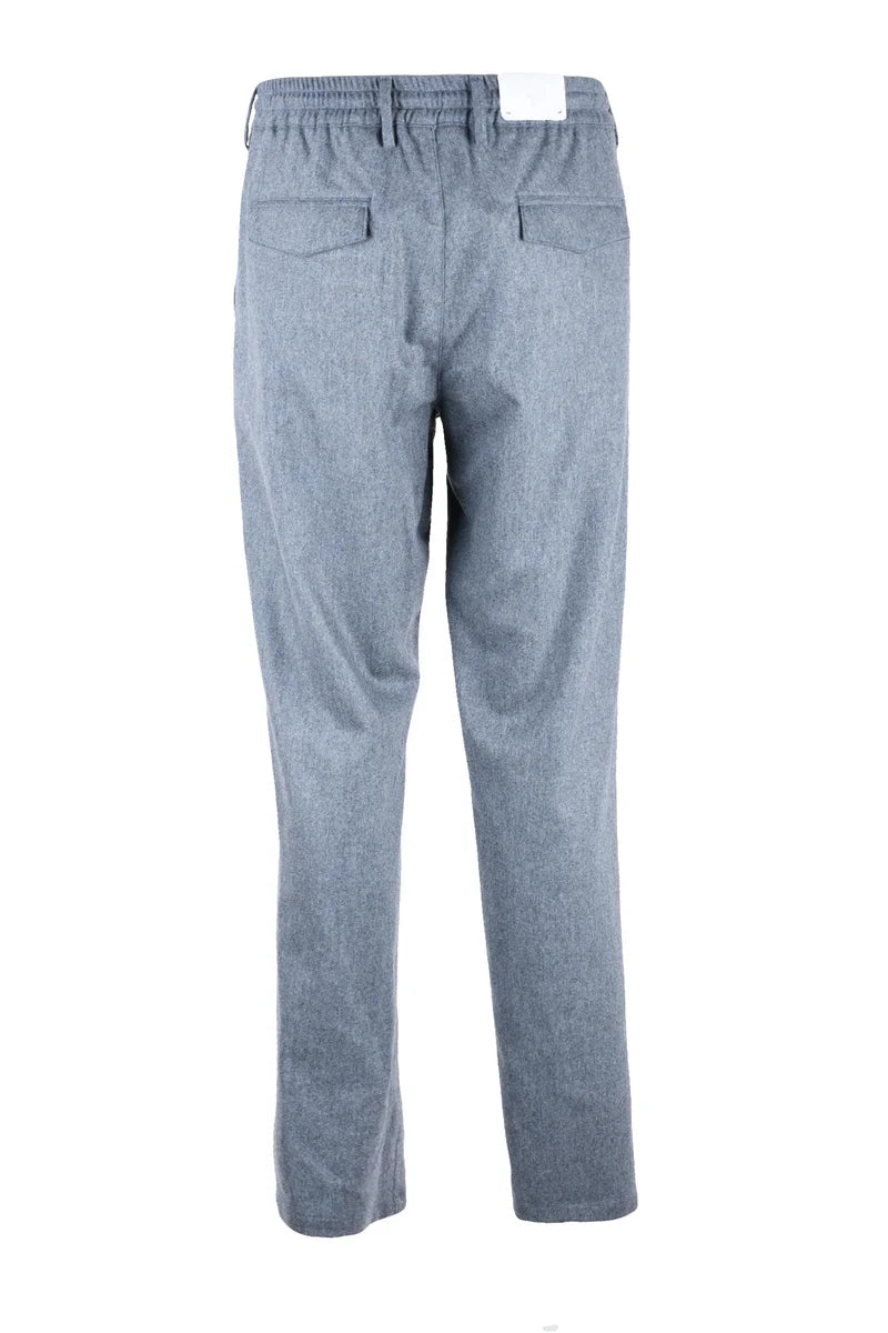 Wool Cashmere Trousers - Grey