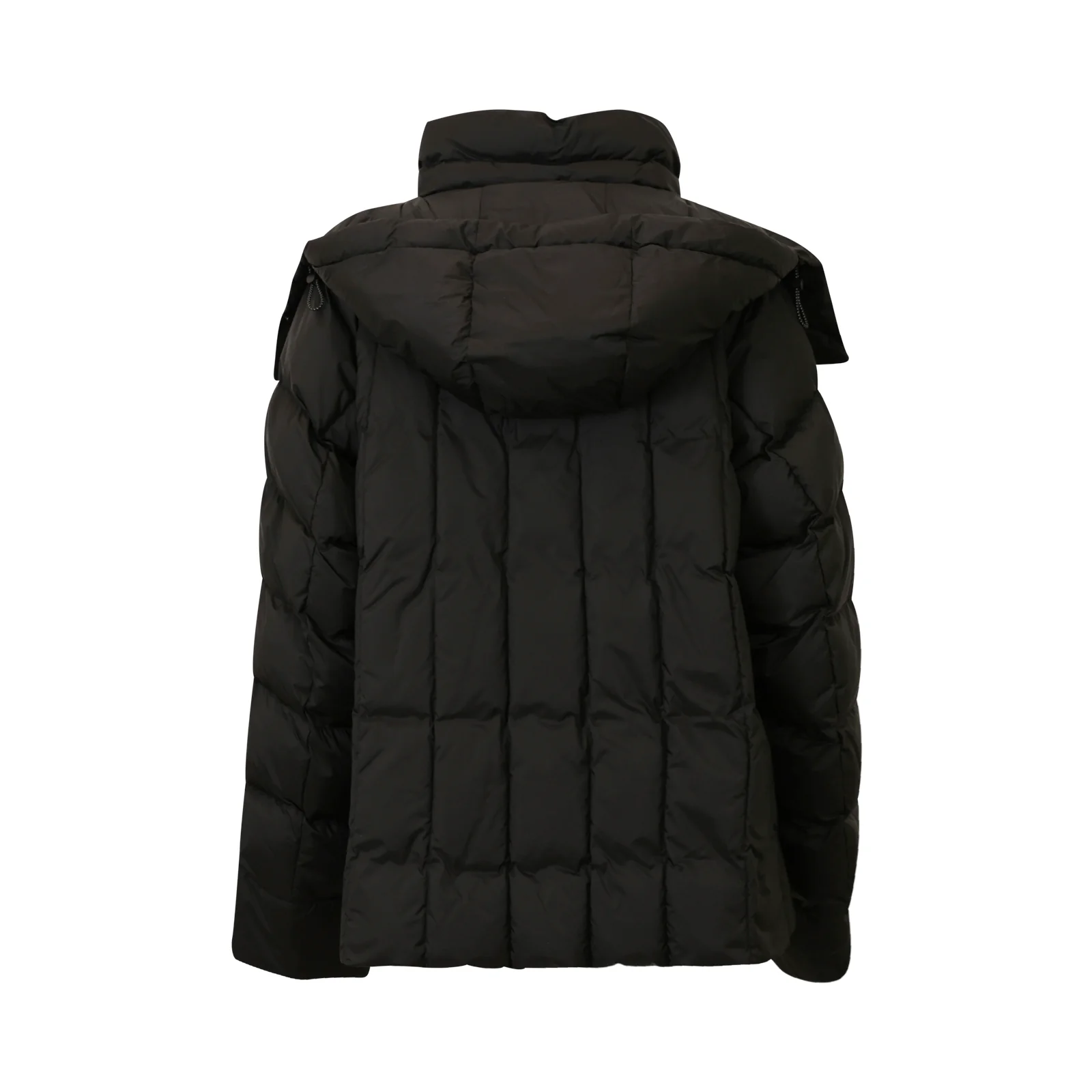 Quilted Padded Jacket With High Collar