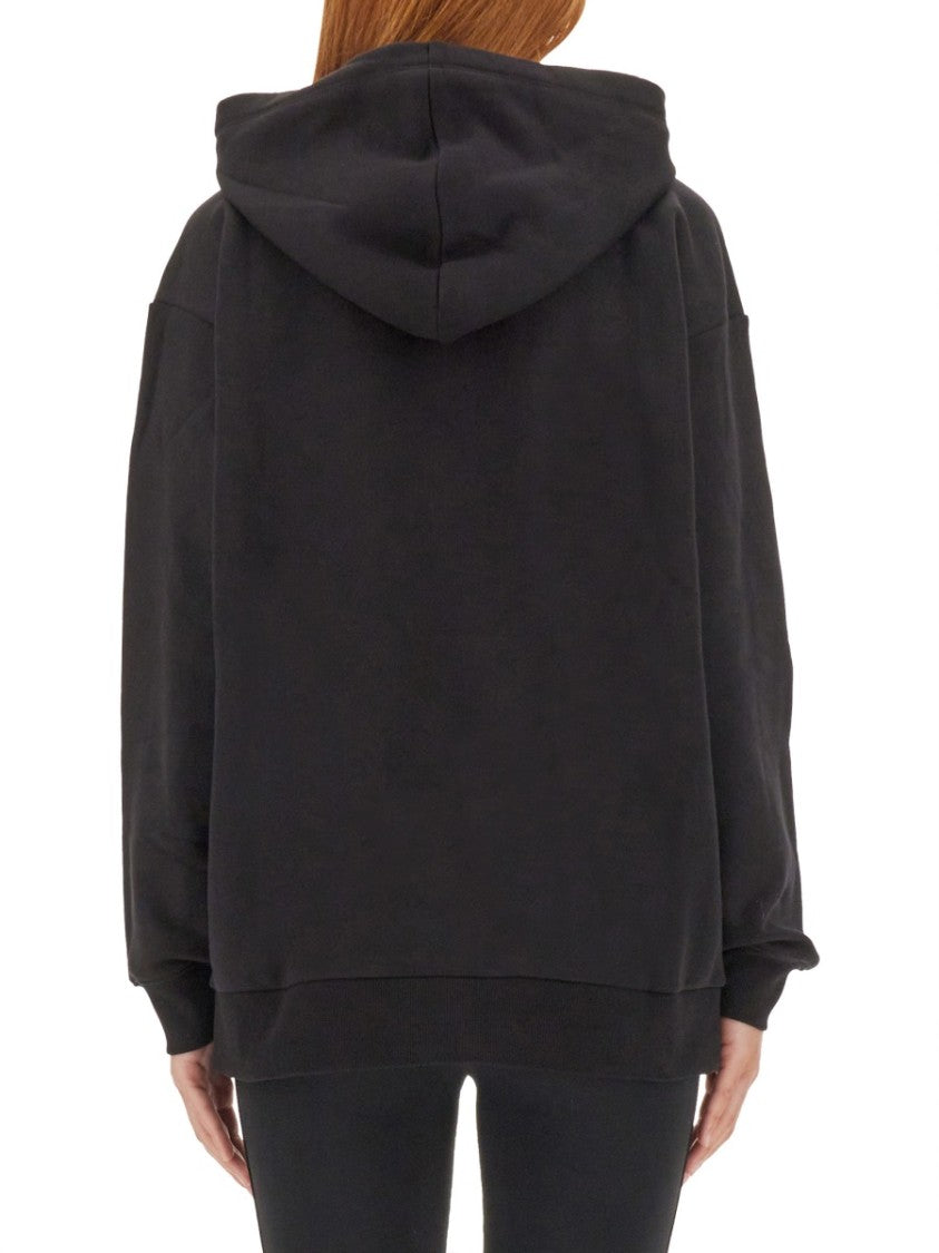 Flocked Logo Sweatshirt