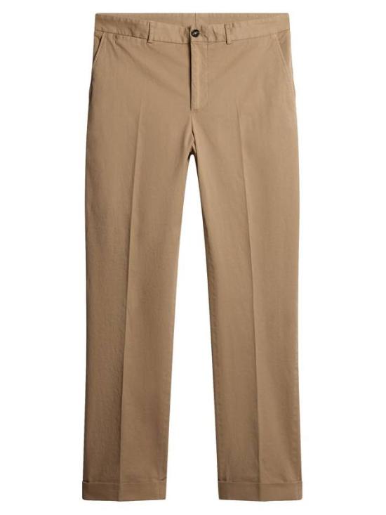 Classic Tailored Straight Pants with Minimal Design