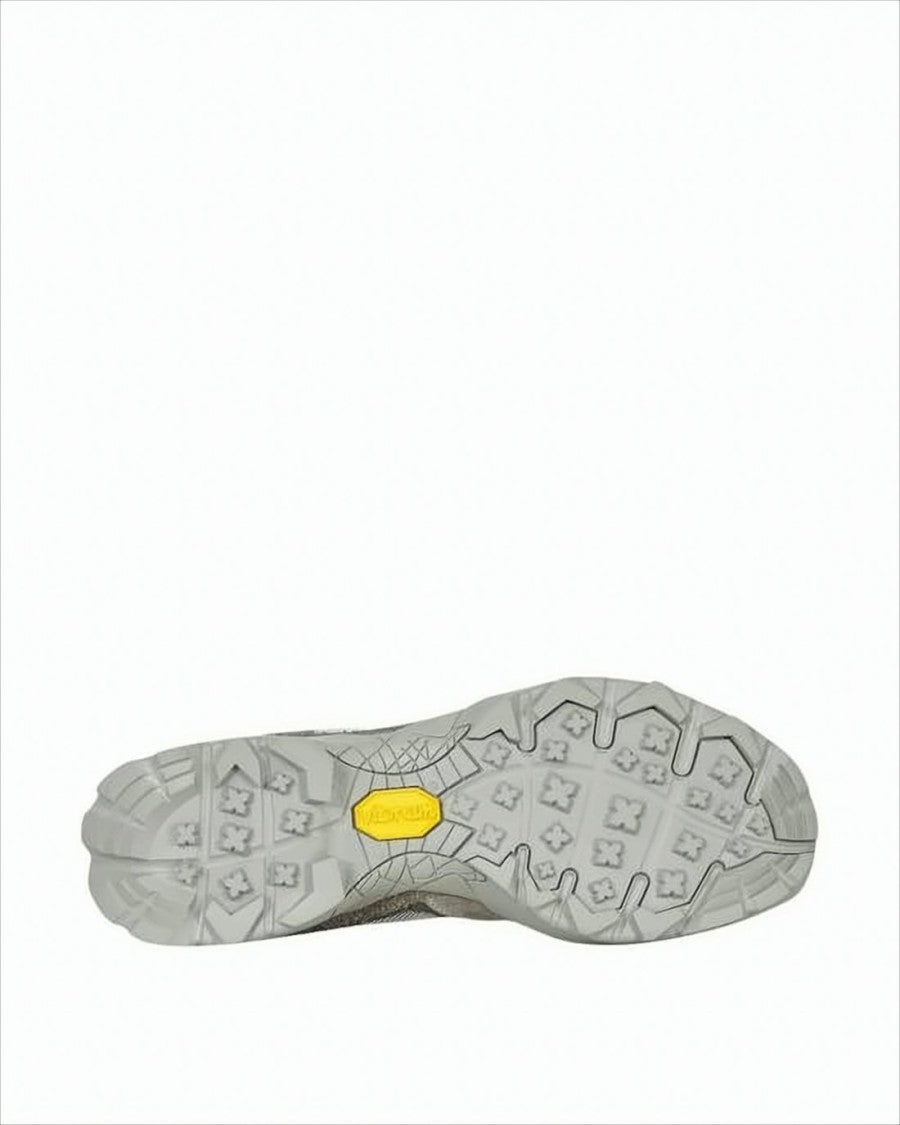 Textured Grey Sneakers with Sole