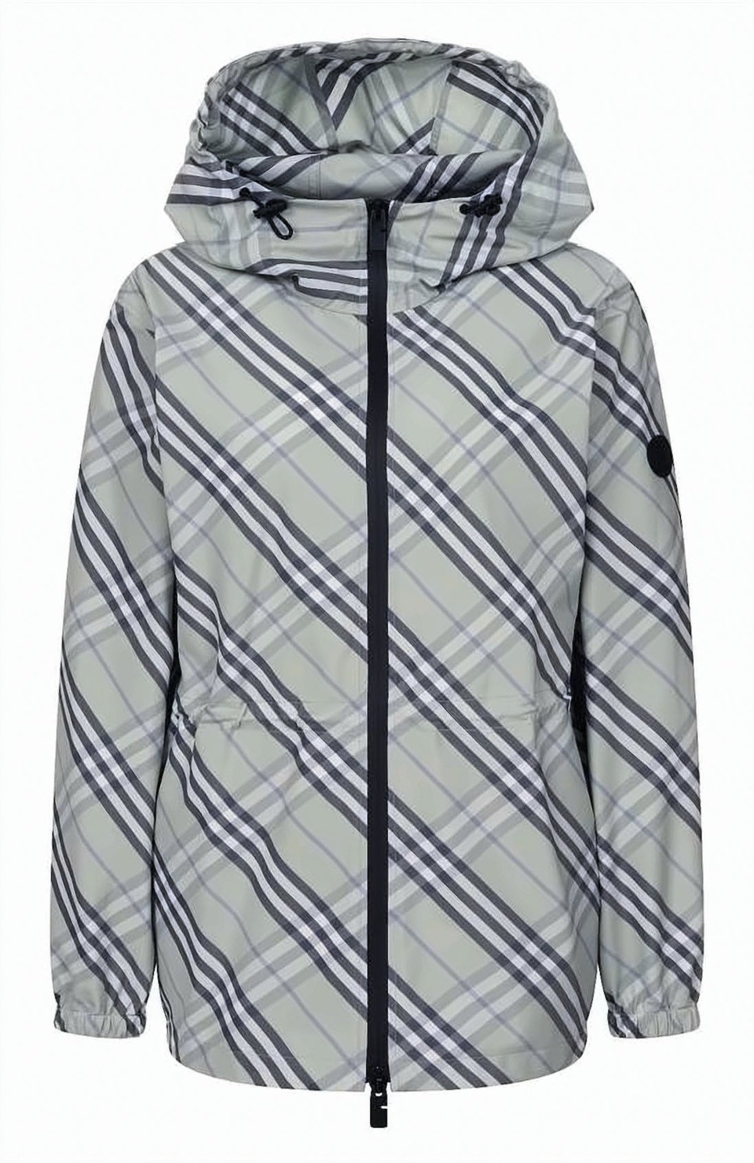 Lightweight Hooded Jacket with Adjustable Waist