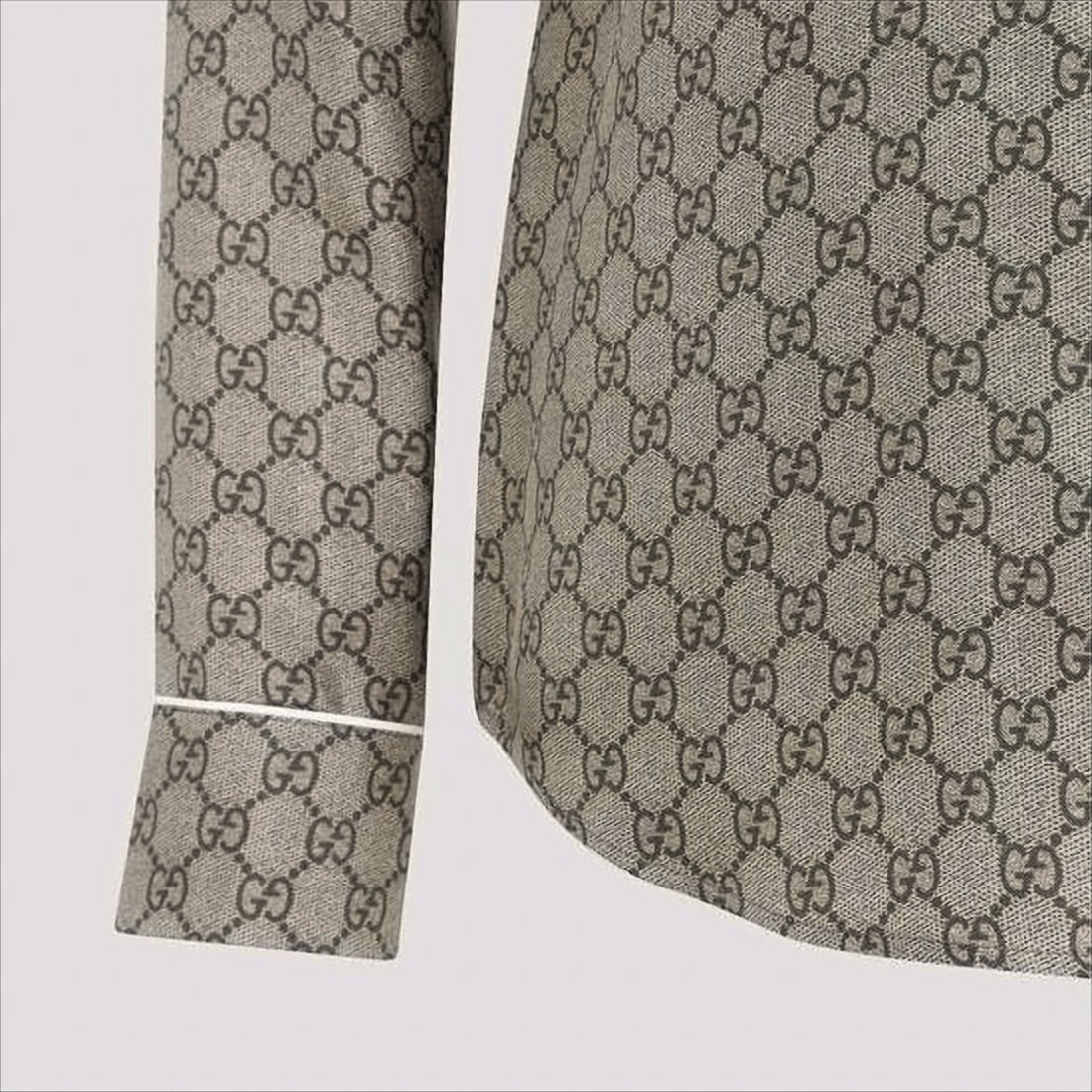 Silk Long-Sleeved Blouse with Button-Down Design
