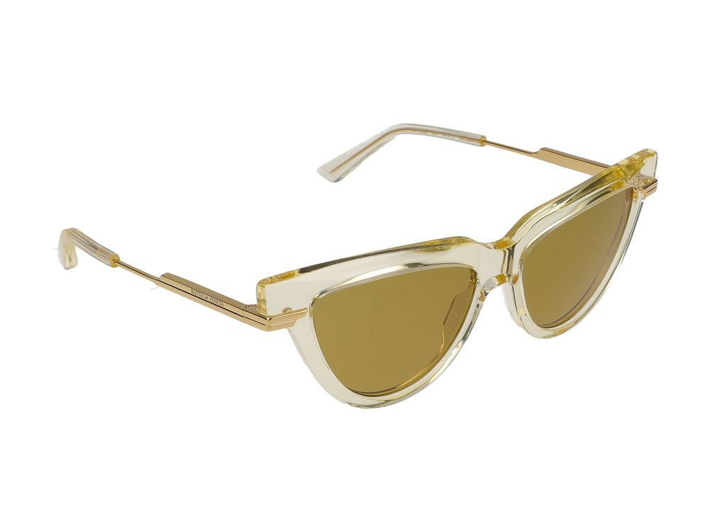 Sunglasses Bottega Veneta BV1265S 004 yellow gold brown 54/15/140