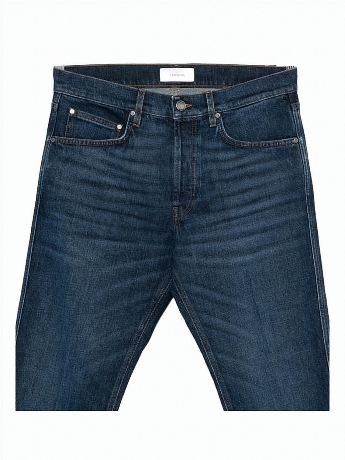 Tapered Blue Denim Pants