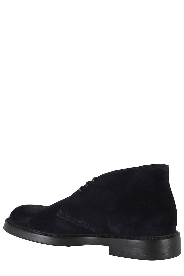 Suede Chukka Boot With Round Toe