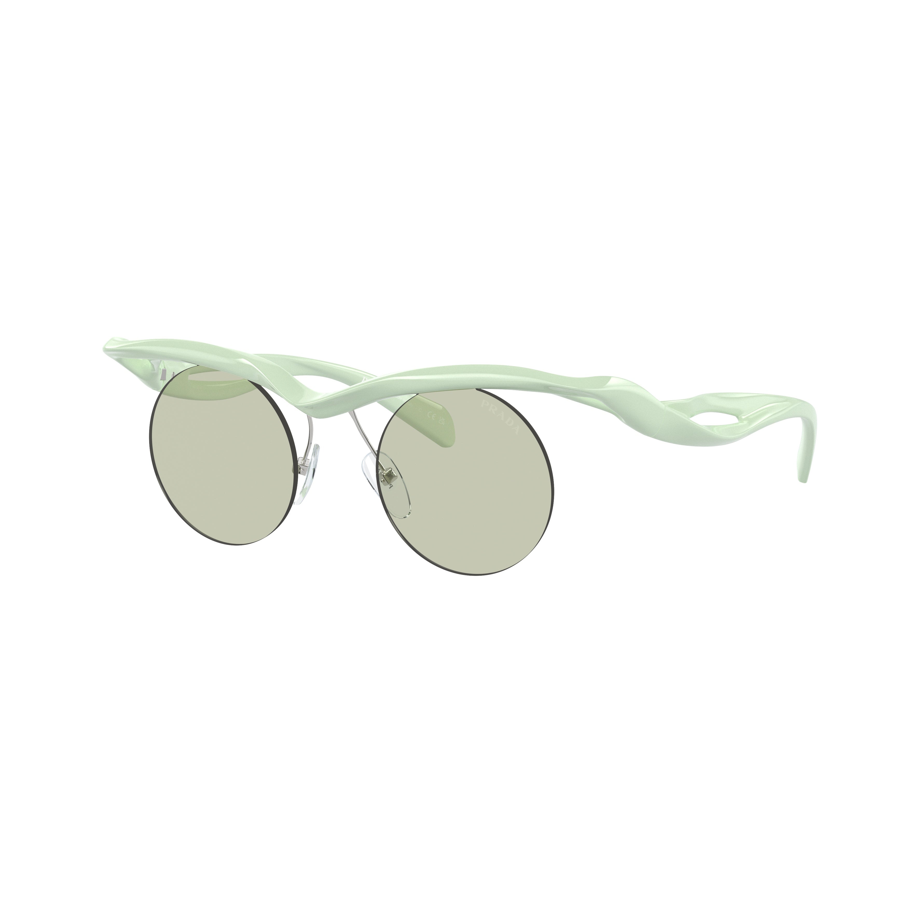 0pr A18s Round Lens Sunglasses