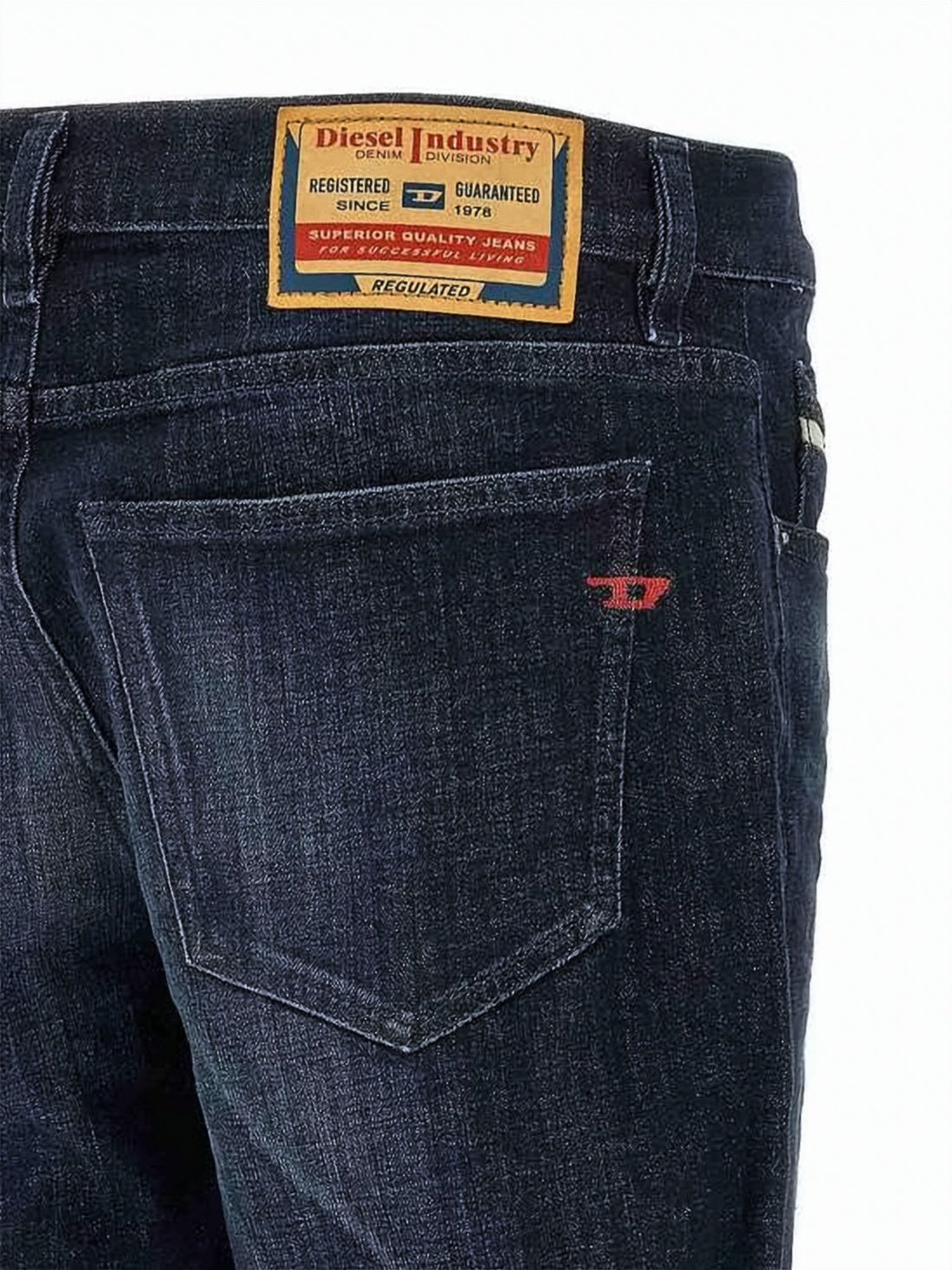 Slim-Fit Denim Jeans With Subtle Fading