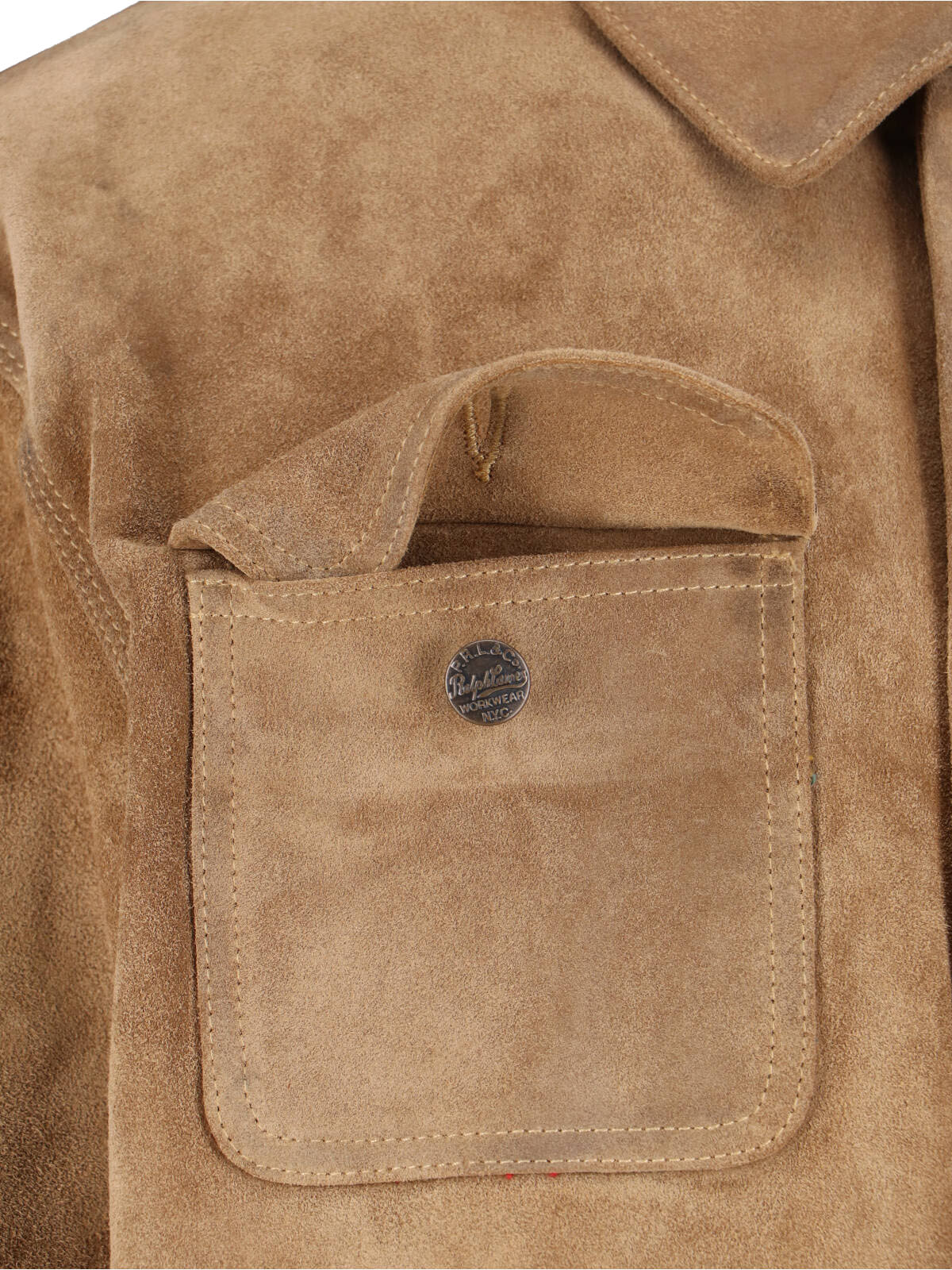 Structured Brown Jacket with Front Zipper Closure