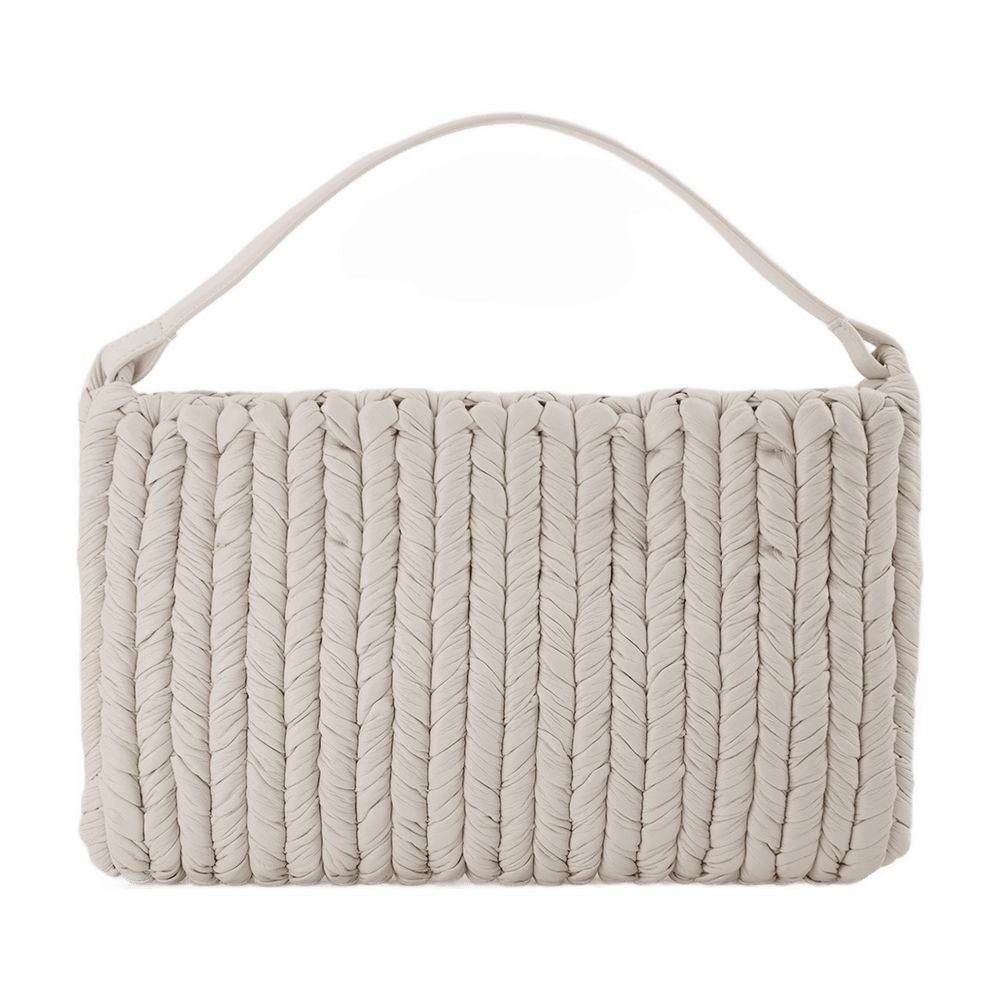The Square Bag In Whte Vegan Leather