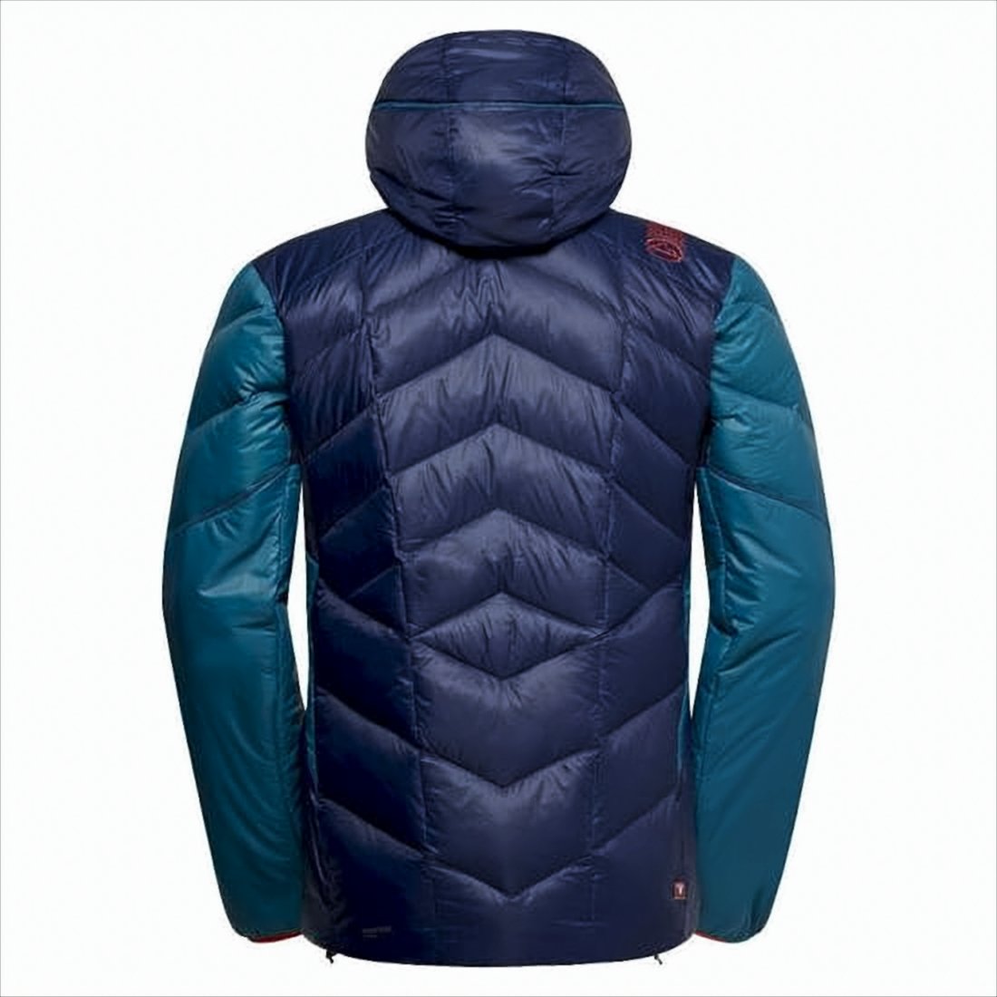 Chevron Quilted Short Padded Jacket with Hood