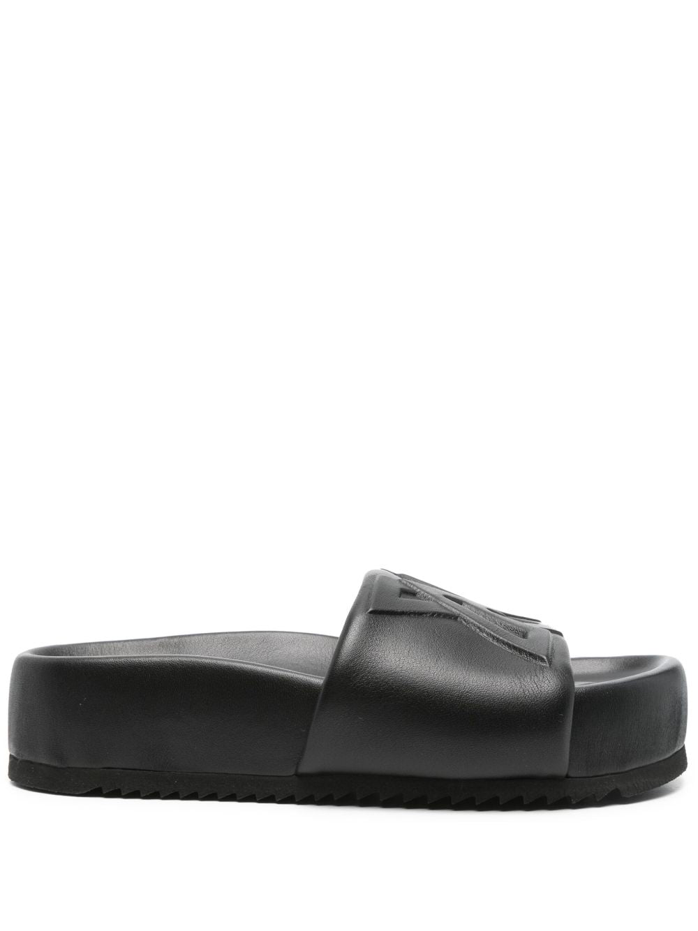 Black Rubber Sandals