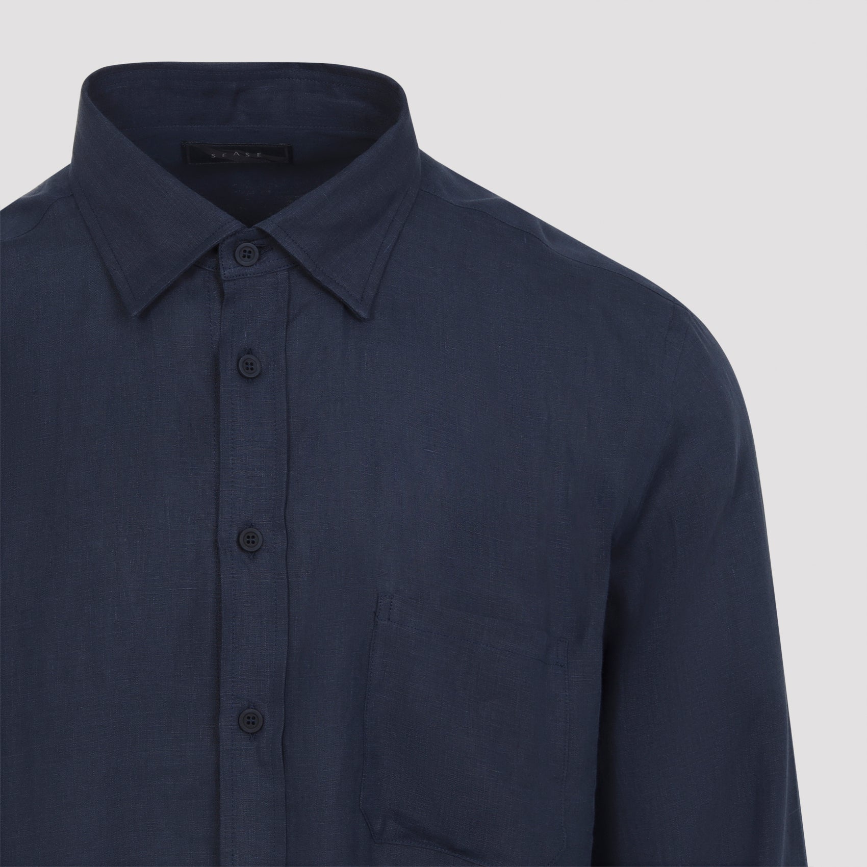 Button-Up Shirt with Classic Collar