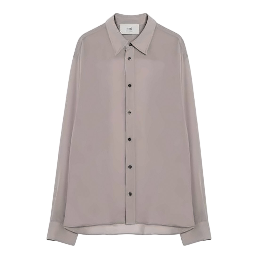 Long-Sleeve Casual Shirt with Classic Collar