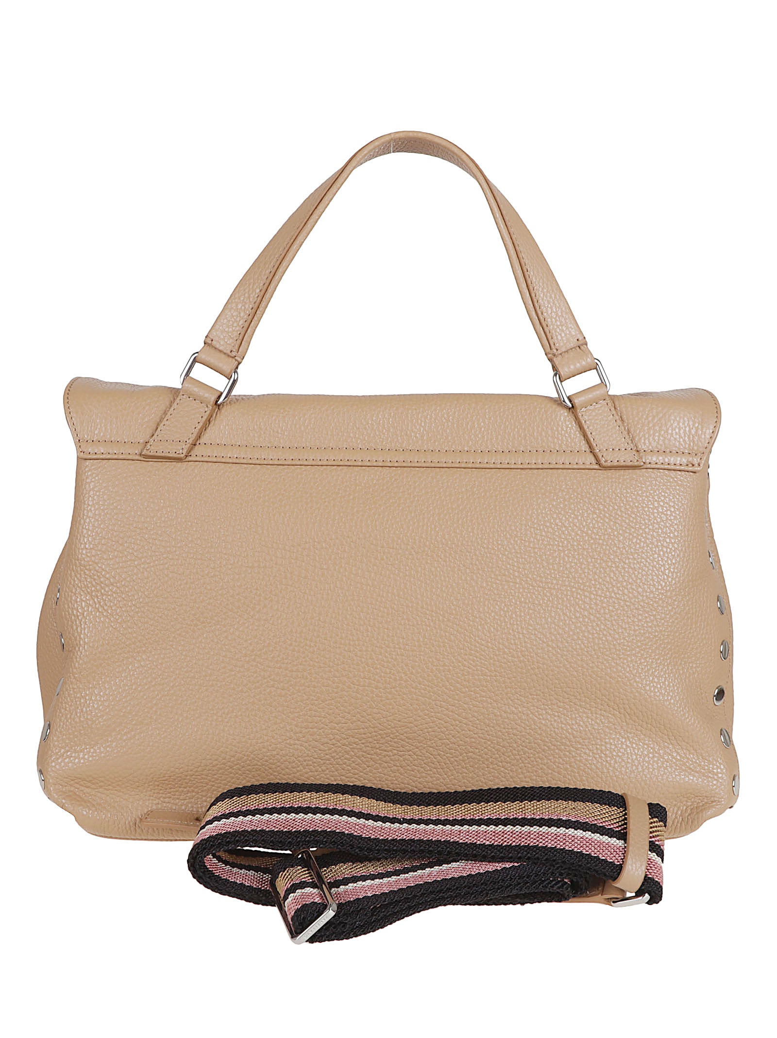 Postina M Shoulder Bag In Brown Calfskin