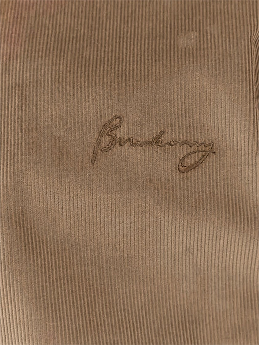 Brown Corduroy Jacket with Button-Up Front