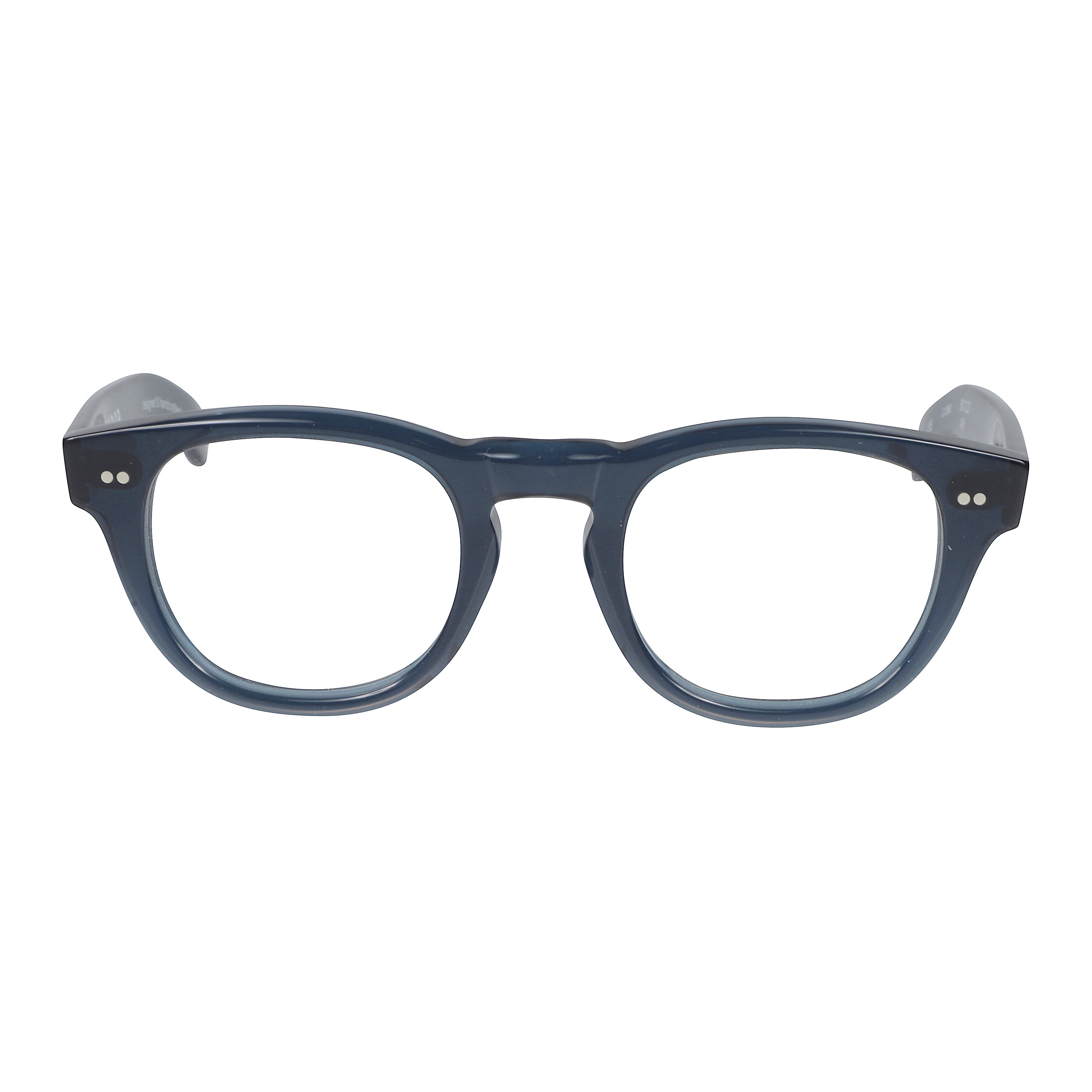 Kosmo/N Translucent Dark Blue Rectangular Frame Eyeglasses