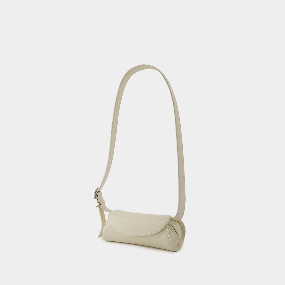 Cannolo Mini Purse - Leather - Eggshell