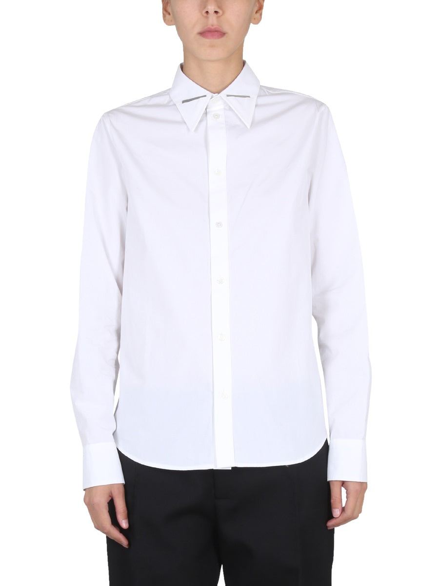 Pointed Collar Tailored Shirt