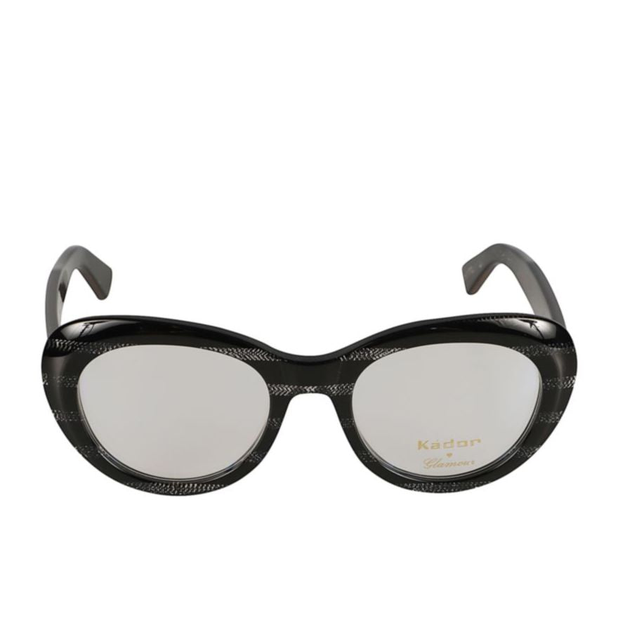 Capri New-V Rounded Frame Sunglasses with Glossy Black Finish