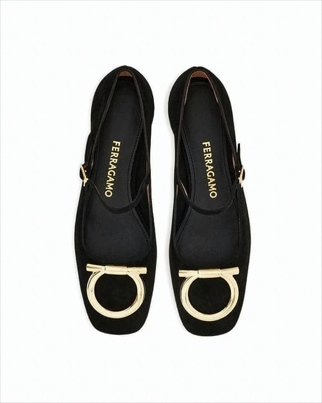 Black Goat Leather Pumps