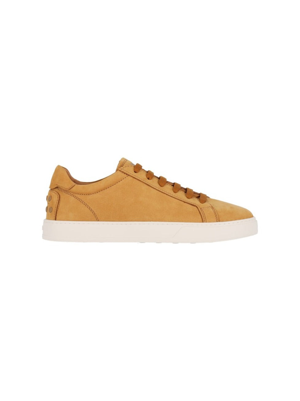 Nubuck Leather Sneakers With Round Toe