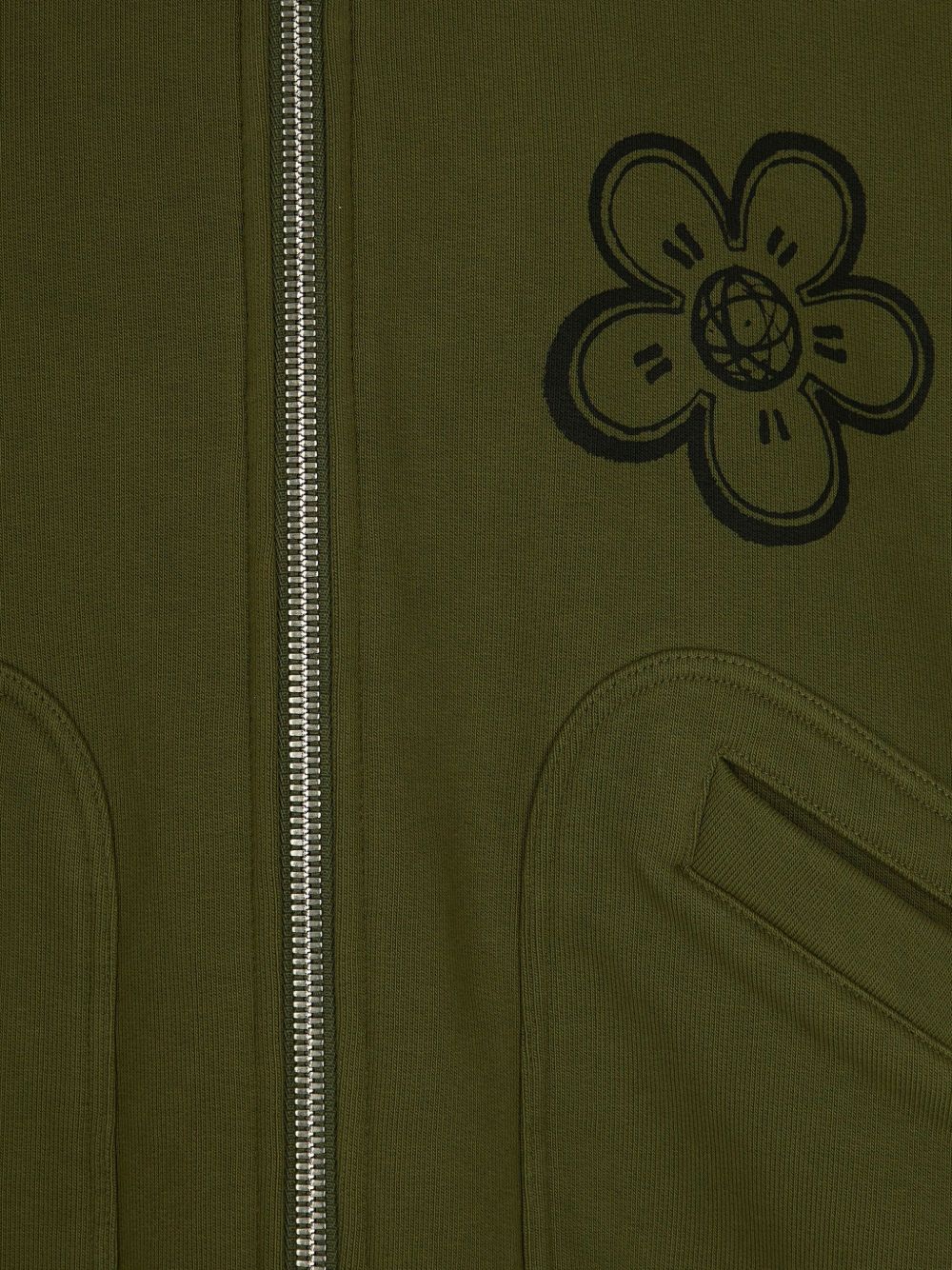 Hooded Zip-Up Sweater
