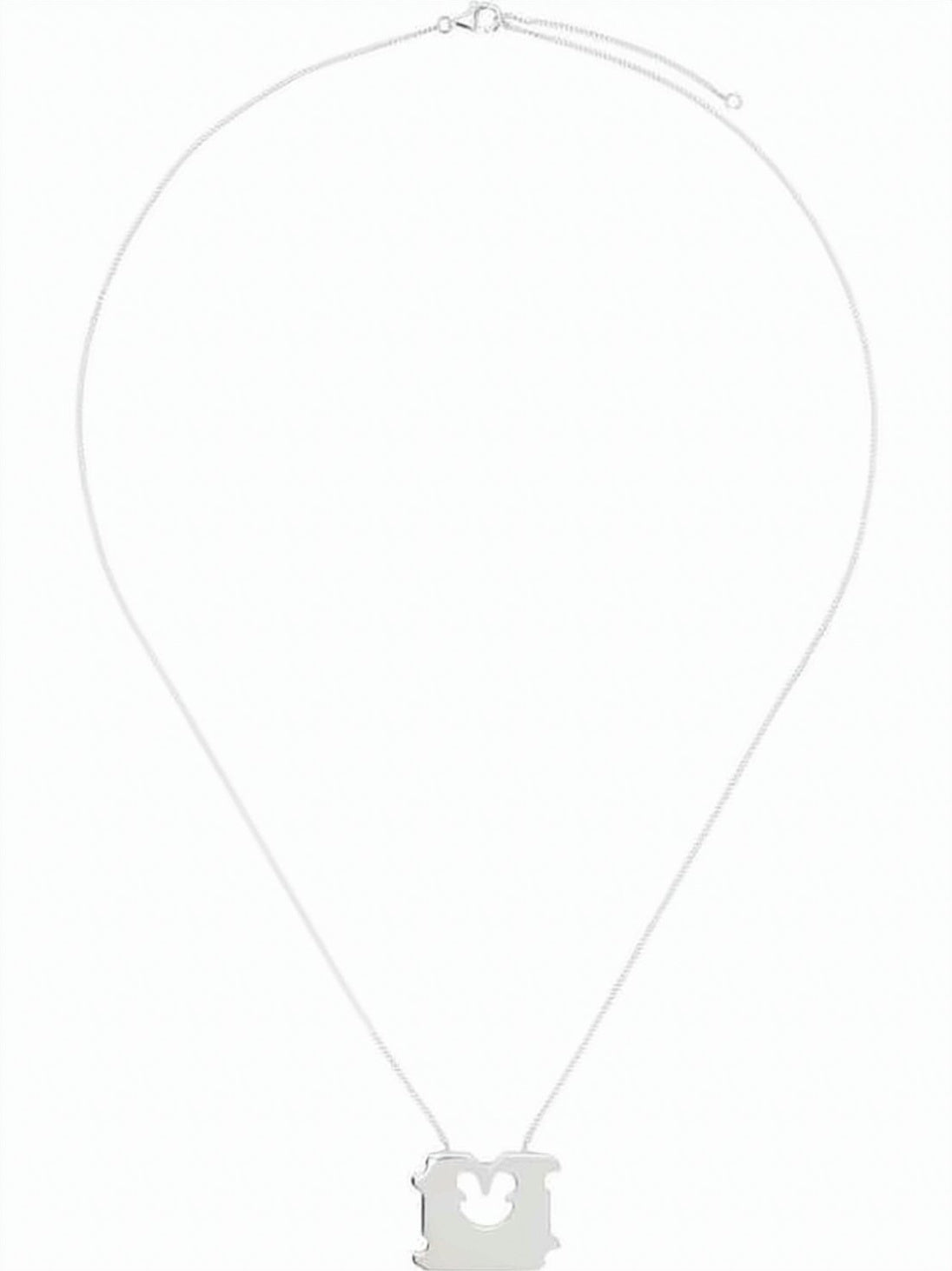 Sterling Silver Pendant Necklace with Minimalist Design