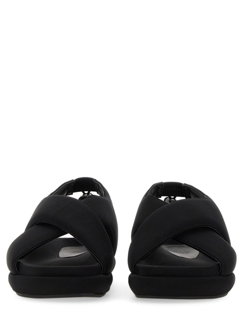 Chunky Sandal With Drawstring Closure