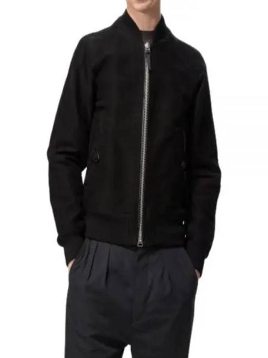 Minimalist Black Zip Jacket With Tailored Fit