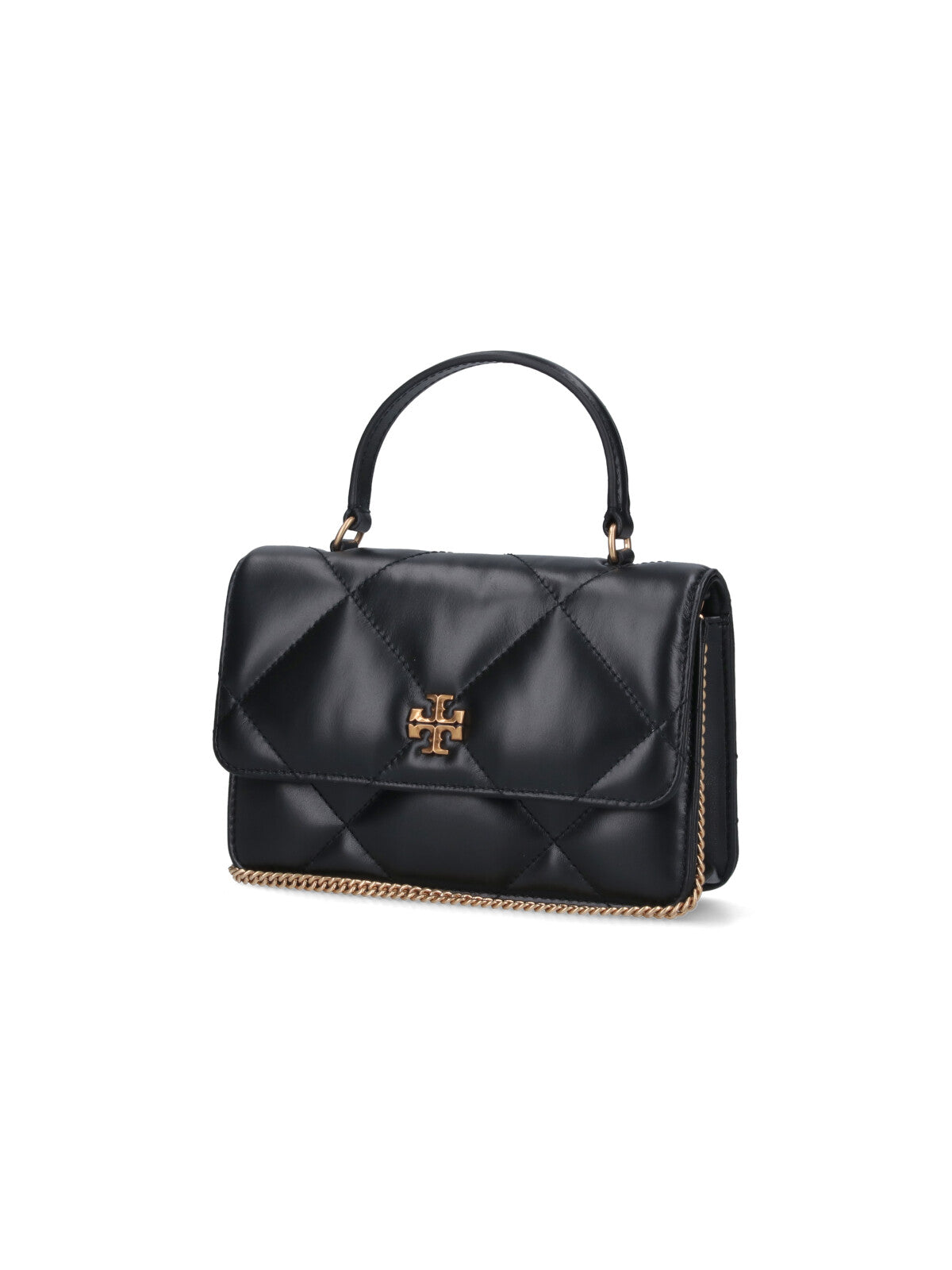 Black Kira Quilted Leather Bag