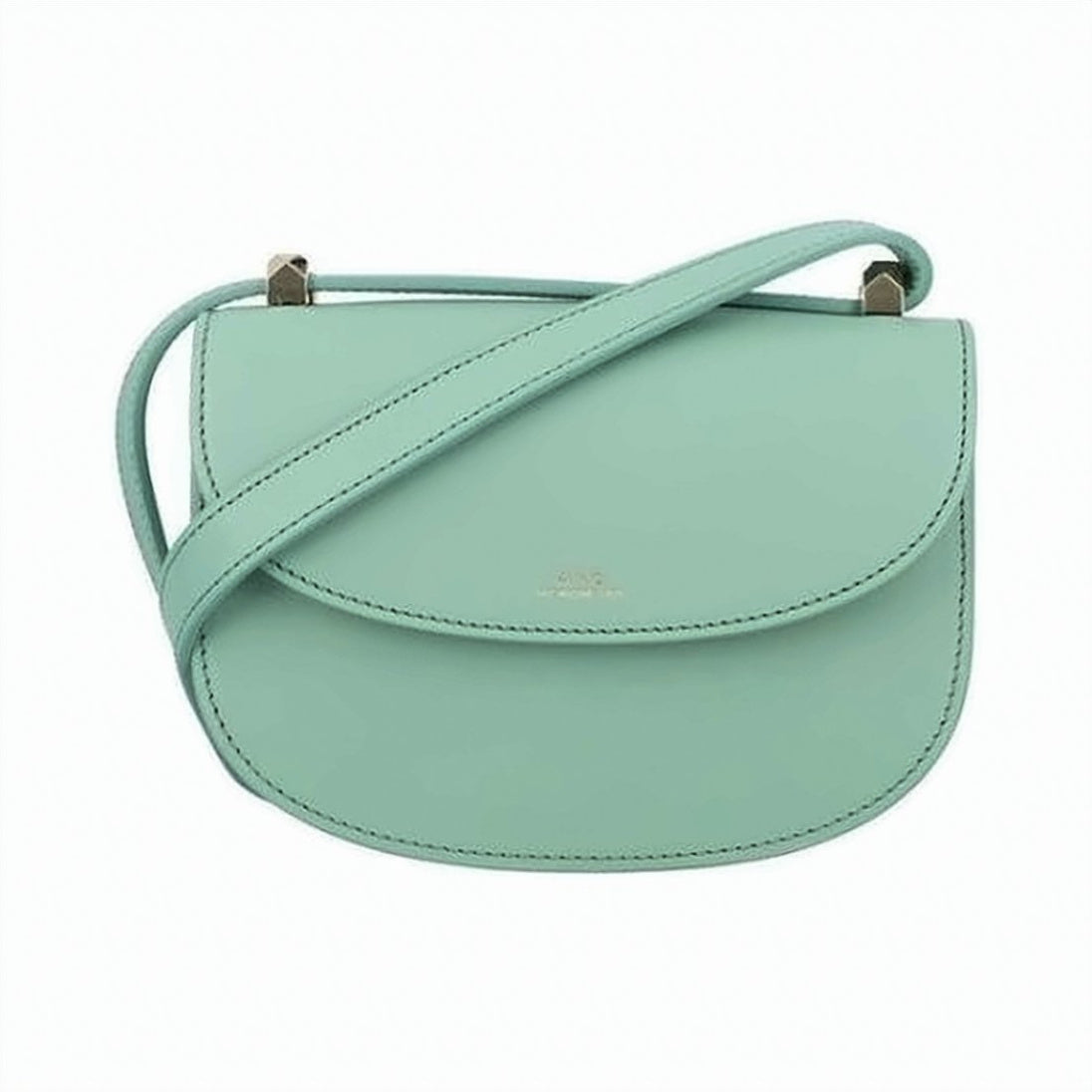 Green Cowhide Leather Crossbody Bag