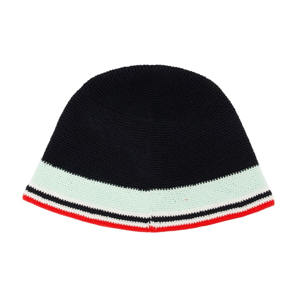 Crochet Bucket Hat - Cotton - Black
