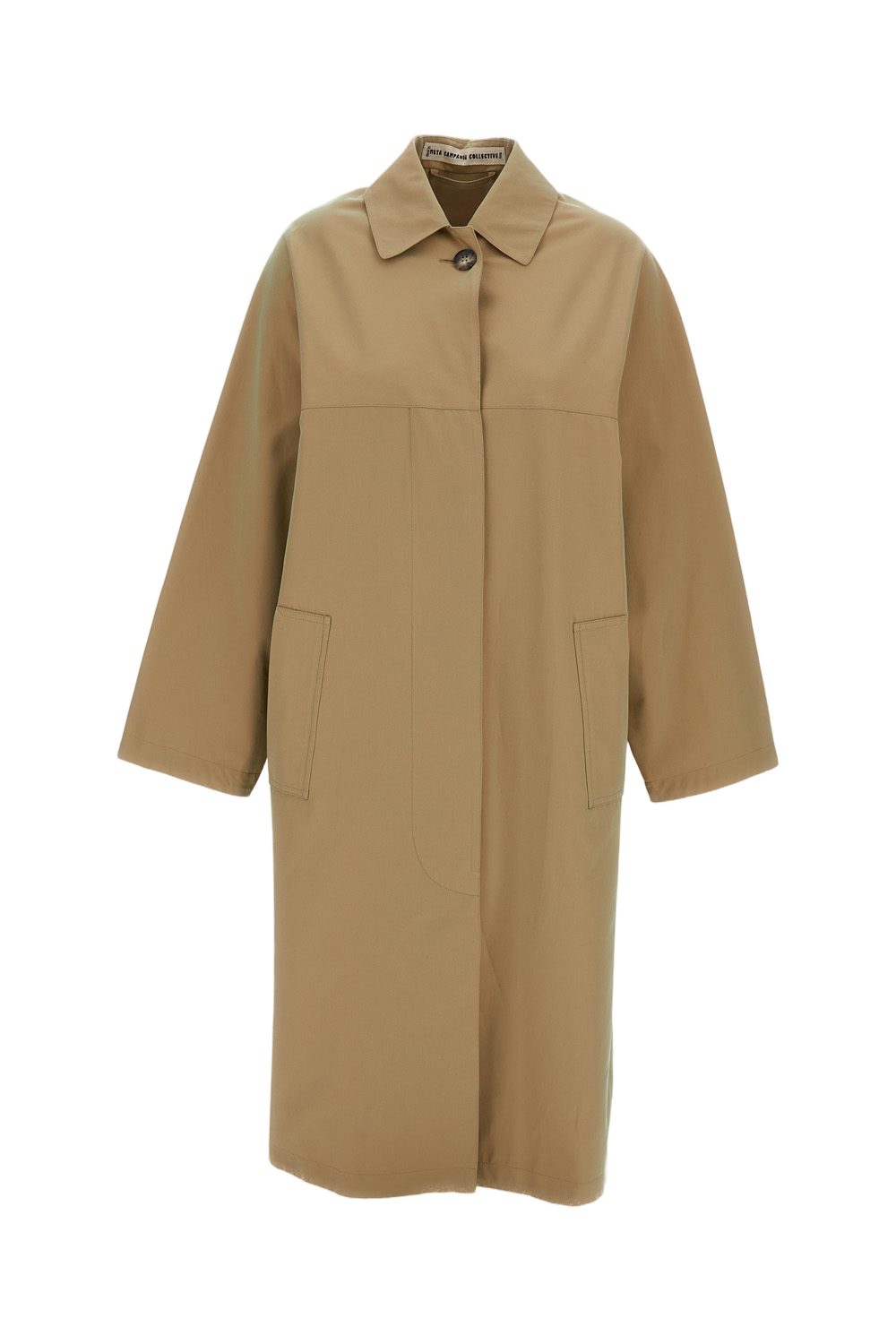 Beige Steve Tonic Cotton Car Coat