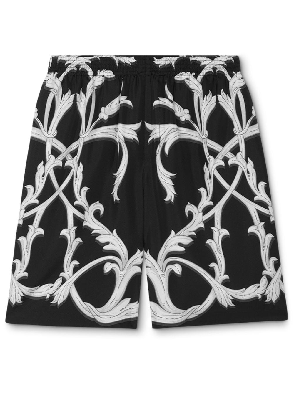 Knee-Length Silk Shorts