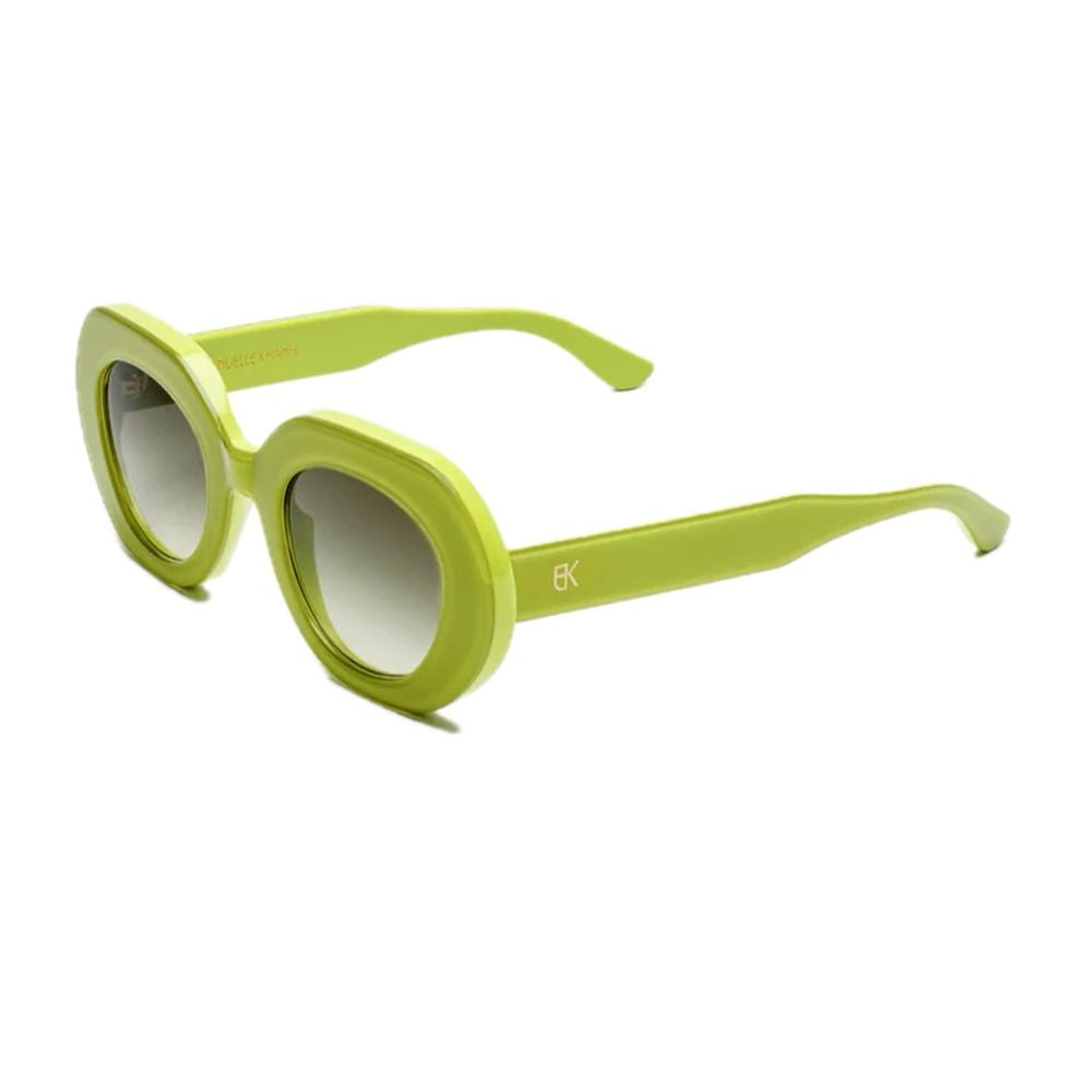 Love Bold Round Sunglasses With Geometric Design