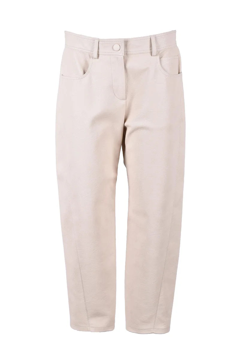 Tapered Trousers - White