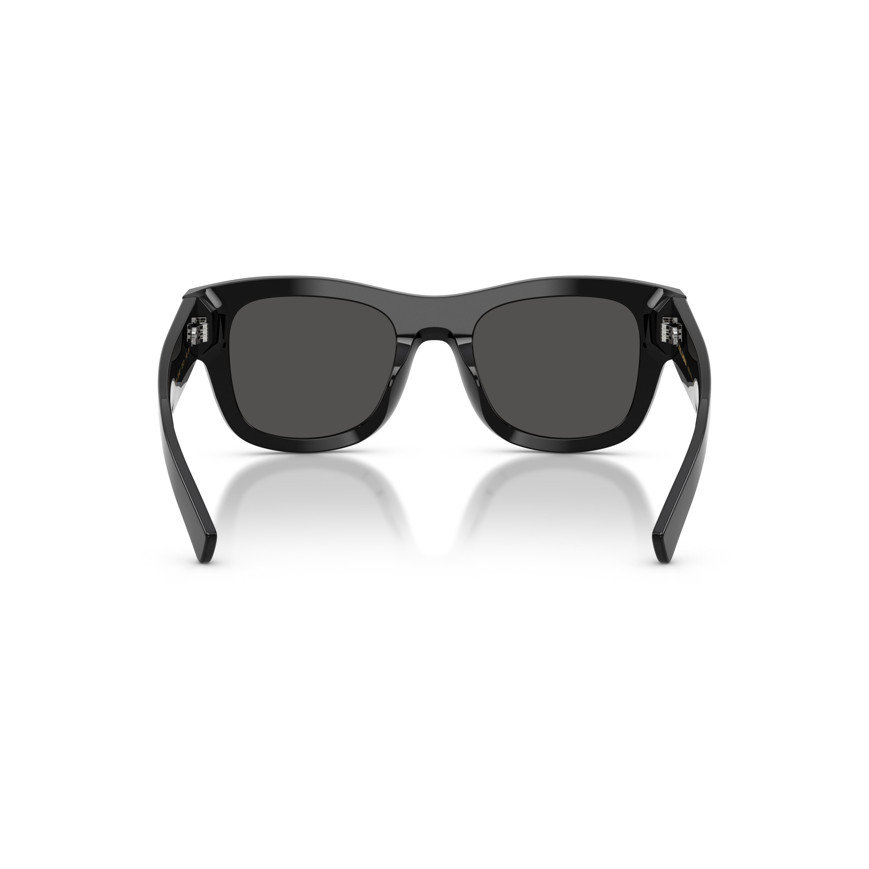 0dg4509 Bold Rectangular Black Acetate Sunglasses