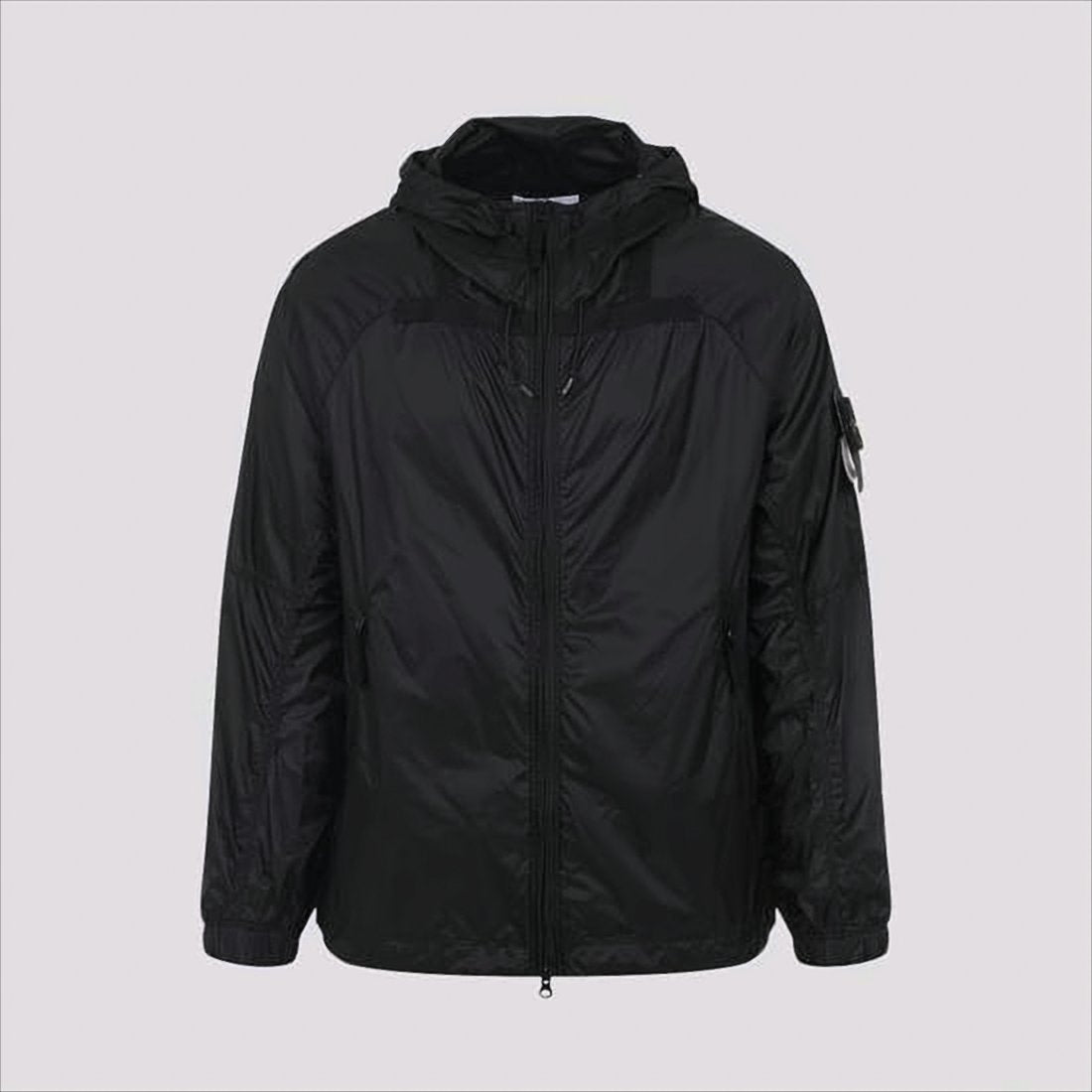 Sleek Lightweight Hooded Jacket with Panel Detailing