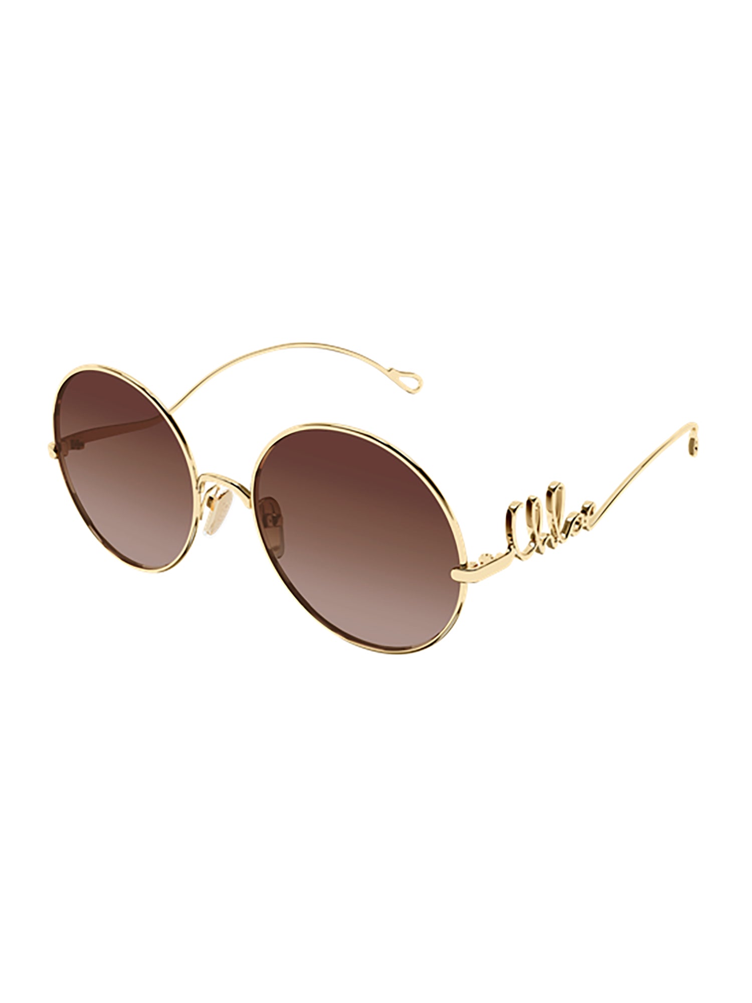 Oval Gradient Brown Lenses