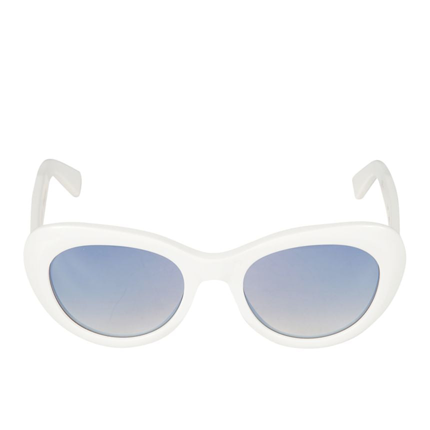 Capri Bold Rounded Frame Sunglasses with Gradient Tint