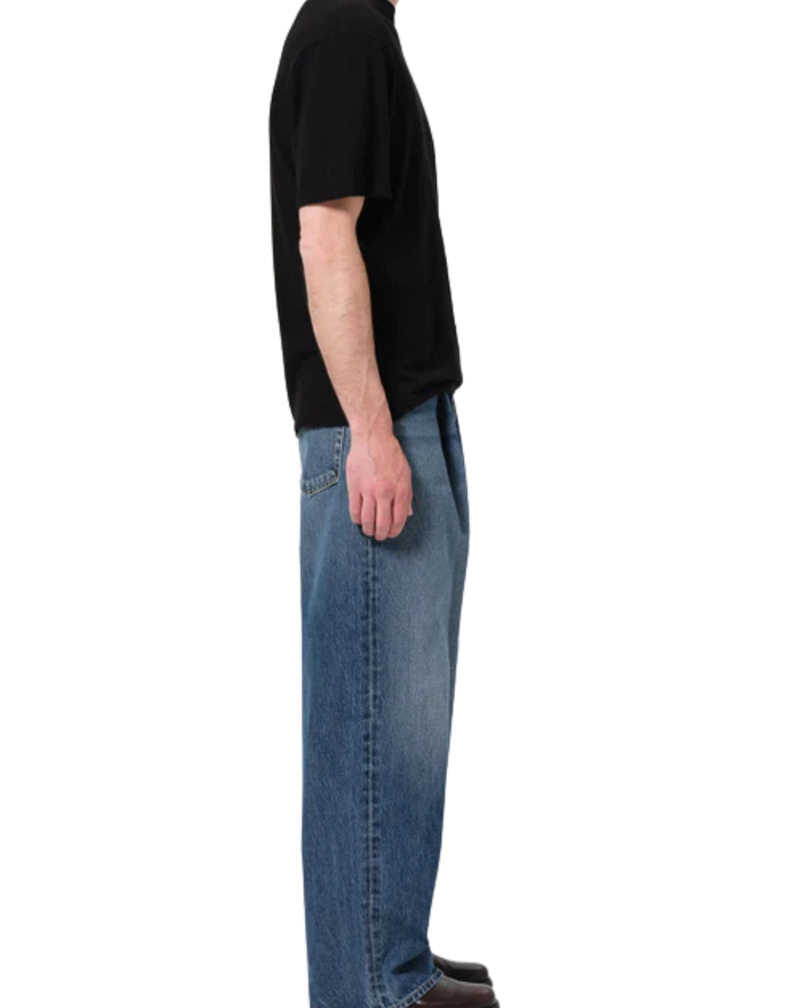 Brenton Mid-Rise Wide-Leg Jeans