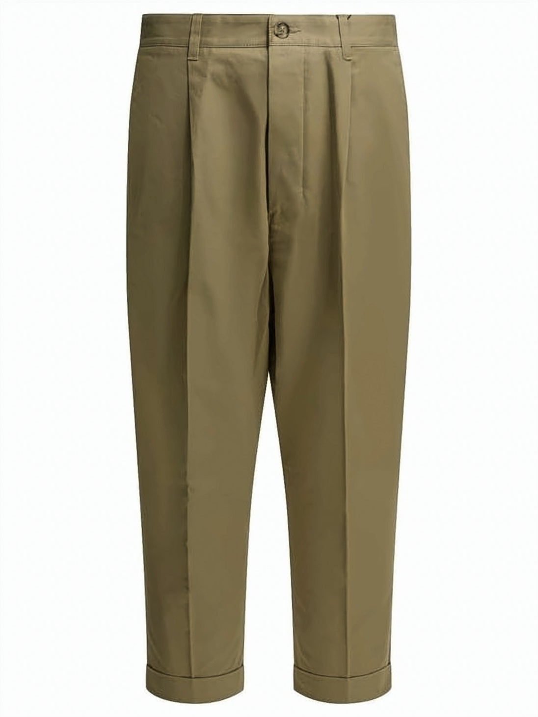 Tailored Brown Straight Pants