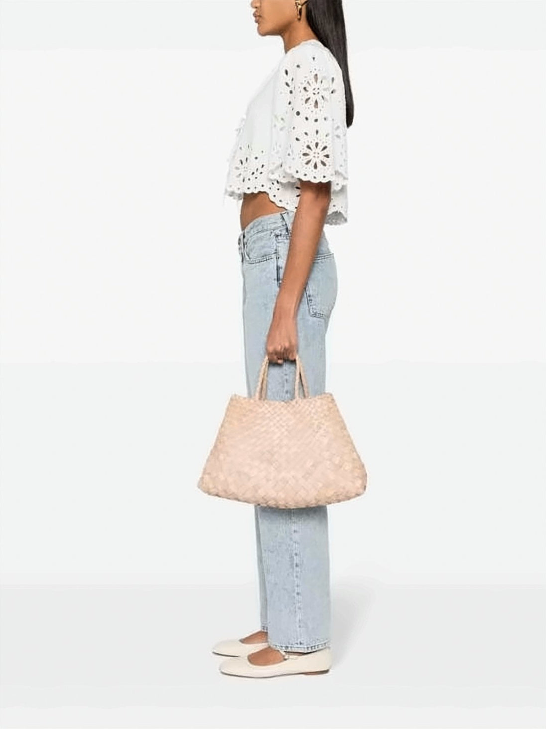 Spacious Woven Tote Bag