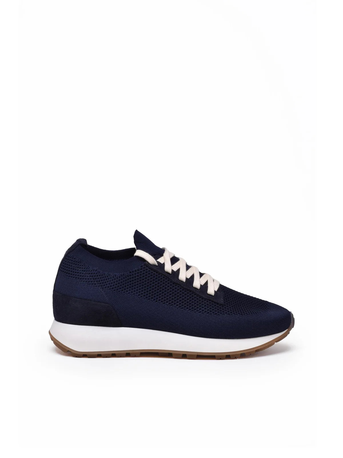 Blue Men Fabric Sneakers