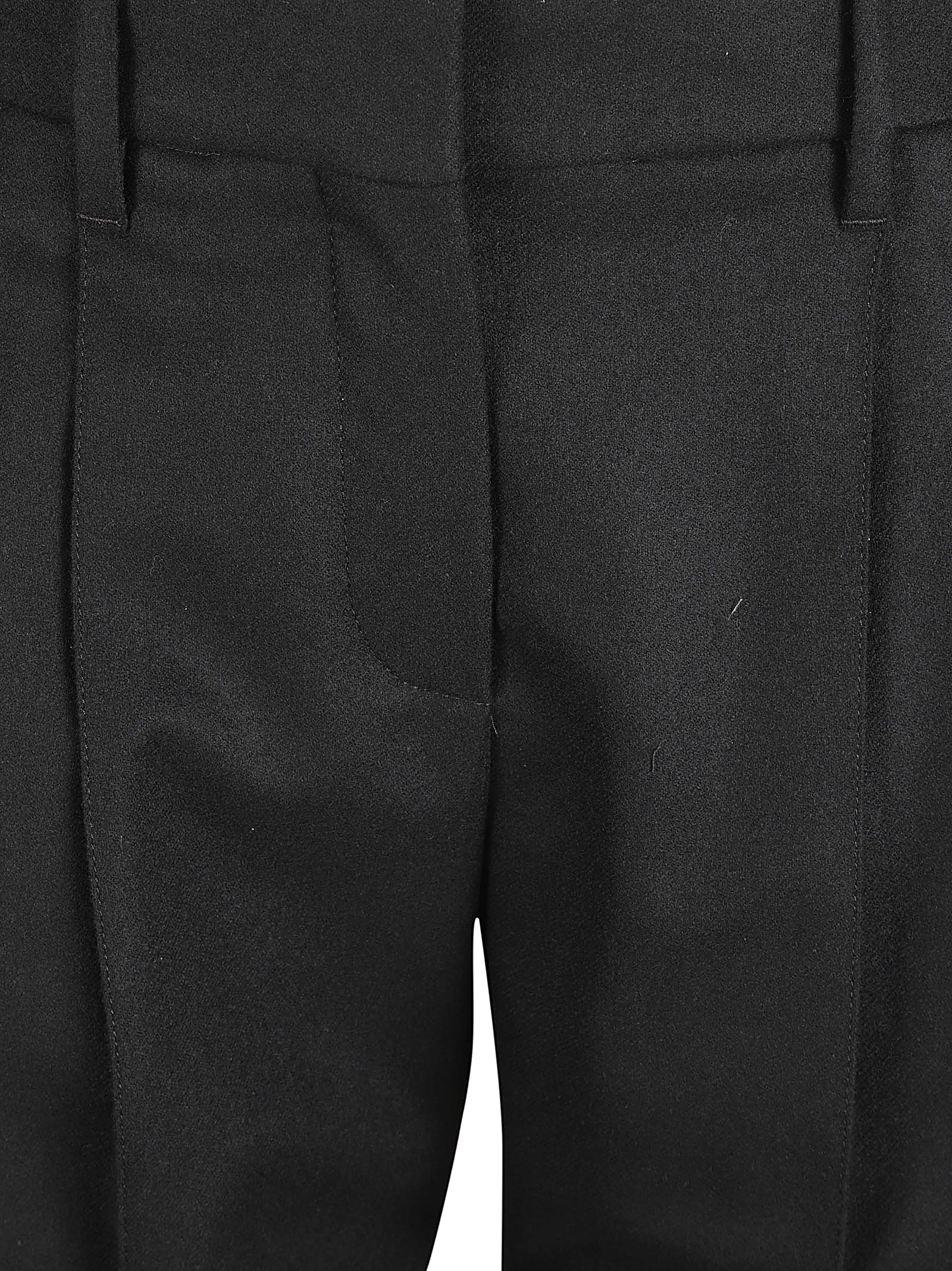 Straight-Leg Trousers With Tailored Waist