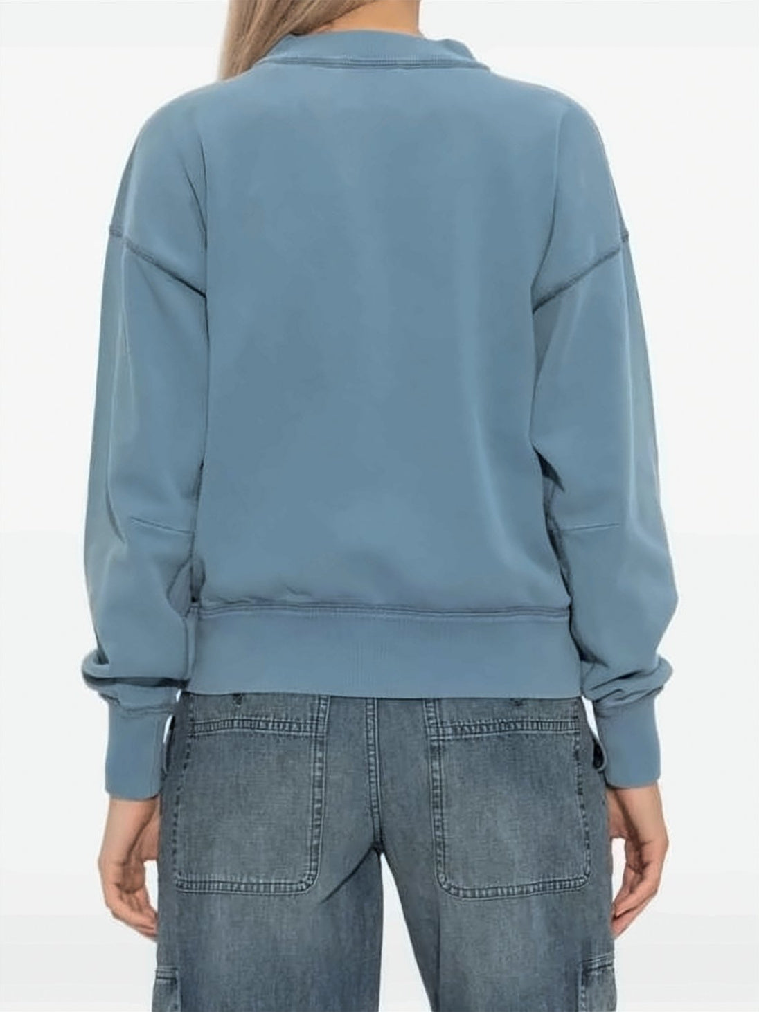 Relaxed Fit Long-Sleeve Sweatshirt