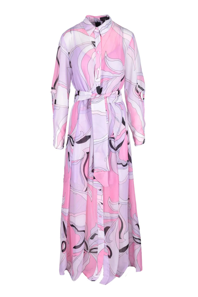 Chemise Dress - Pink