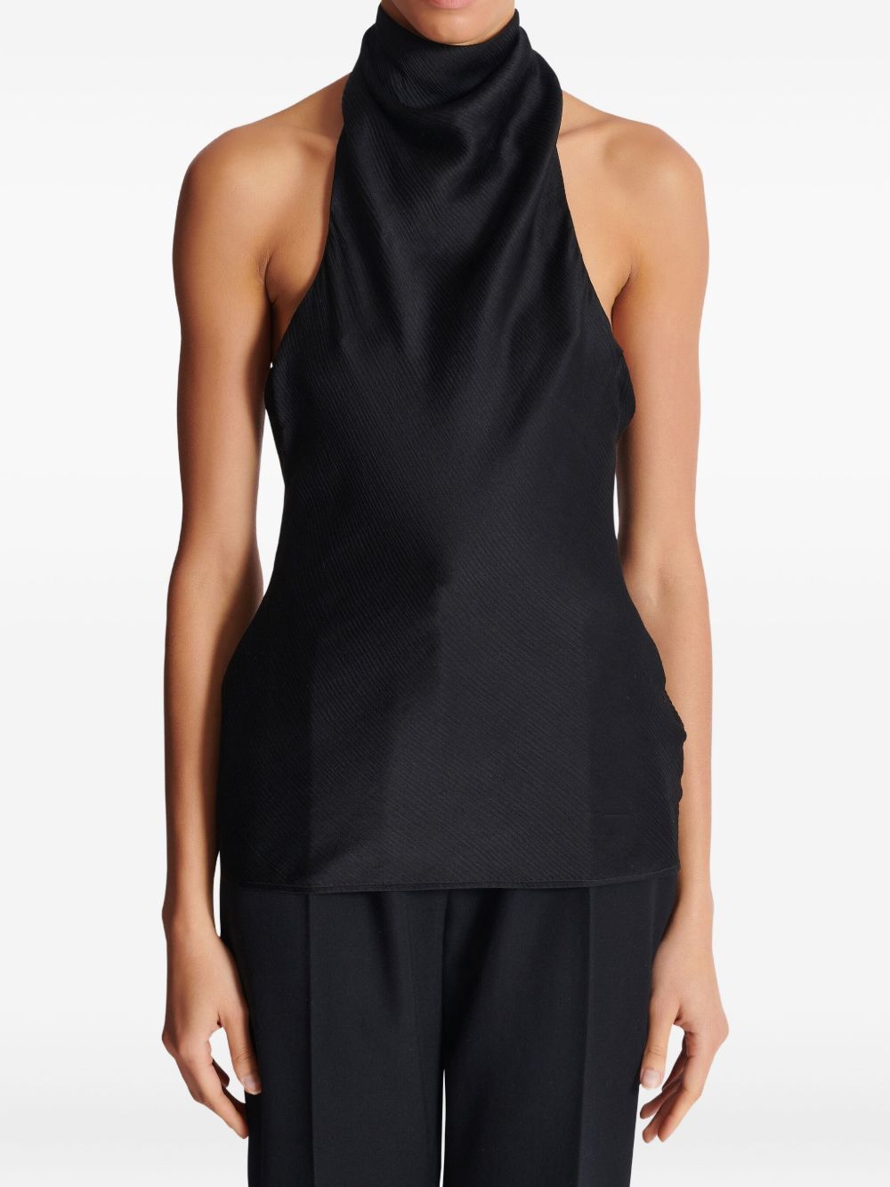 Sleeveless Black Top