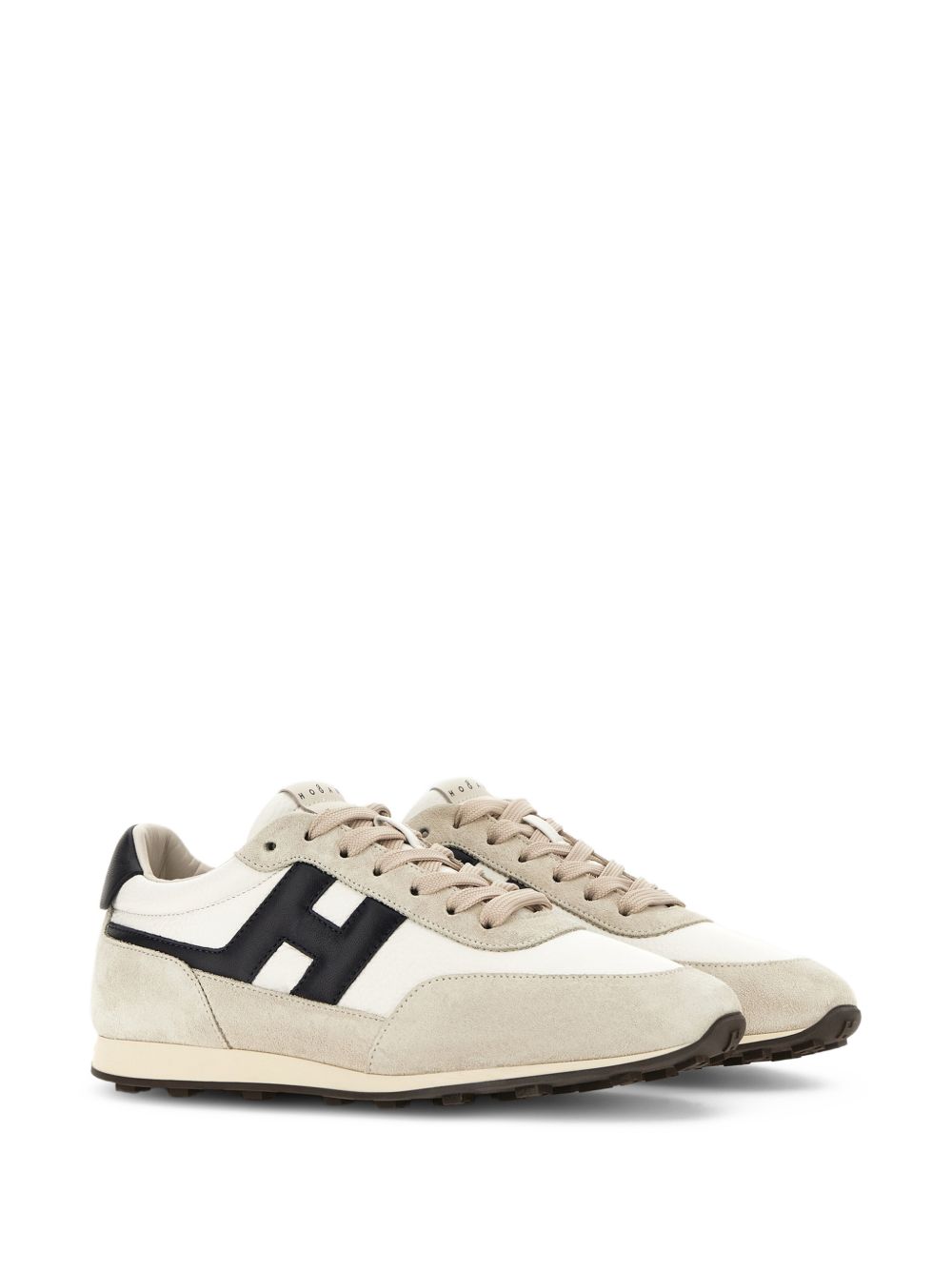 Low-Top Sneakers With Silk And Nylon Construction
